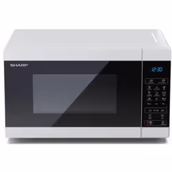 Sharp YC-MG81E-W micro-onde Comptoir Micro-ondes grill 28 L 900 W Noir, Blanc