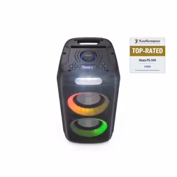 Sharp PS-949 haut-parleur portable et de fête Orateur du parti Noir - Vue supplémentaire 4