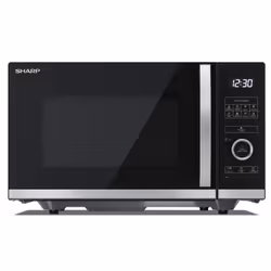 Sharp YC-QS254AE-B, Comptoir, Micro-onde simple, 25 L, 900 W, Écran integré, Rotatif, Tactile