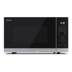 Sharp YC-PG254AE-S 25L Comptoir Micro-onde combiné 900 W Noir, Argent