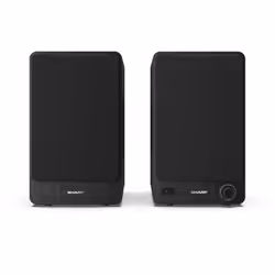 Sharp Bookshelf Speakers haut-parleur 2-voies Noir Avec fil &sans fil 60 W