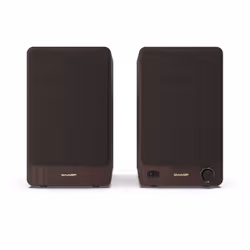 Sharp BOOKSHELF SPEAKERS haut-parleur 2-voies Marron Avec fil &sans fil 60 W