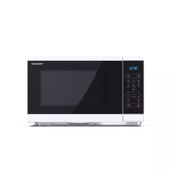 Sharp YC-MS252AE-W micro-onde Comptoir Micro-onde simple 25 L 900 W Noir, Blanc