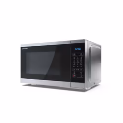 Sharp YC-MG252AE-S micro-onde Comptoir Micro-ondes grill 25 L 900 W Noir, Argent