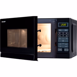 Sharp Home Appliances R-242 BKW micro-onde Comptoir Micro-onde simple 20 L 800 W Noir