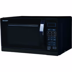 Sharp R-742BKW, Comptoir, Micro-ondes grill, 25 L, 900 W, Tactile, Noir