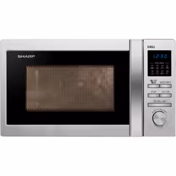 Sharp Home Appliances R-622STWE, Comptoir, 20 L, 800 W, Écran integré, LED, Boutons