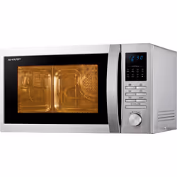 Sharp Home Appliances R-322STWE micro-onde Comptoir 25 L 900 W Acier inoxydable