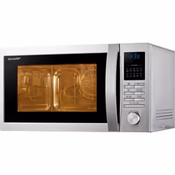 Sharp Home Appliances R-822STWE Comptoir Micro-onde combiné 25 L 900 W Acier inoxydable