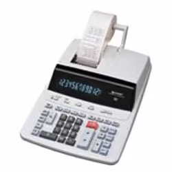 Sharp CS-2635RH, Bureau, Calculatrice imprimante, 12 chiffres, Noir, Argent