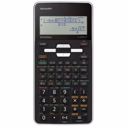 Sharp EL-W531TH, Poche, Calculatrice à écran, Batterie, Noir, Gris
