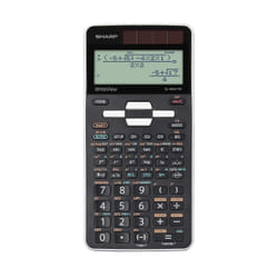 Sharp SH-ELW531TG calculatrice Poche Calculatrice à écran Noir, Blanc