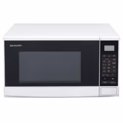 Sharp R270W, Sur toute la gamme, Micro-onde simple, 20 L, 800 W, Tactile, Blanc