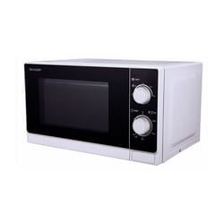 Sharp Home Appliances R-600WW micro-onde Comptoir Micro-onde combiné 20 L 800 W Noir, Blanc