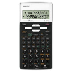 Sharp EL-531TH calculatrice Poche Calculatrice scientifique Noir, Blanc