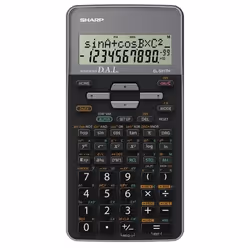 Sharp EL-531TH, Poche, Calculatrice scientifique, 10 chiffres, 2 lignes, Batterie, Noir, Gris