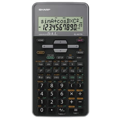 Sharp EL-531TH calculatrice Poche Calculatrice scientifique Noir, Gris