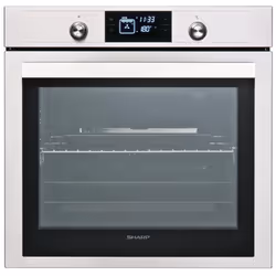 Sharp Home Appliances K-71V28IM2, Grand, Four électrique, 78 L, 78 L, A pyrolyse, Intégré