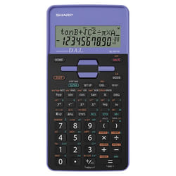 Sharp EL-531TH calculatrice Poche Calculatrice scientifique Noir, Violet
