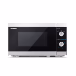 Sharp Home Appliances YC-MS01E-S, Comptoir, Micro-onde simple, 20 L, 800 W, Rotatif, Gauche