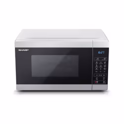 Sharp Home Appliances YC-MG51E-S micro-onde Sur toute la gamme Micro-onde combiné 25 L 900 W Métallique