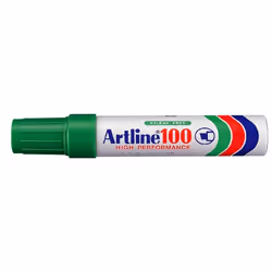 Artline EK-100 marqueur indélébile Pointe biseautée Vert