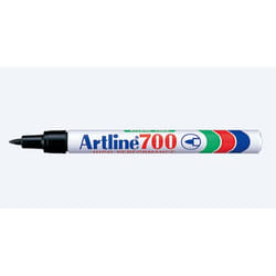 Artline EK-700N marqueur indélébile Pointe ogive Noir 12 pièce(s)