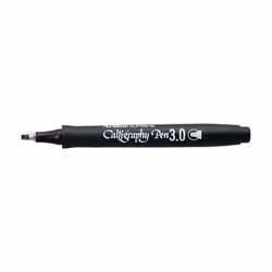 Artline Supreme Calligraphy Pen 3.0, Noir, Noir, Rond, Encre à base d'eau, Pointe biseautée, 3 mm