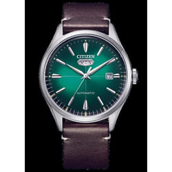 Citizen - Montre Hommes - Automatique - Analogique - Bracelet Cuir Marron - NH8390-03XE