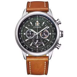 Montre Citizen Pilot Pour Hommes en Marron - CA4470-15X