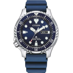 Montre Hommes Citizen NY0141-10L - Automatique - Analogique - Bracelet Silicone Bleu