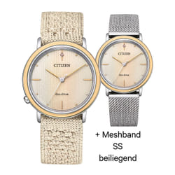 Montre Citizen L Ambiluna Collection Pour Femmes en Beige - EM1006-40A