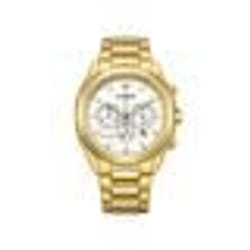Montre - CITIZEN - Eco-Drive CA4592-85A - Quartz - Homme - Blanc - Acier inoxydable - Or