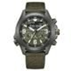 Montre - CITIZEN - JV1005-02W - Tissu Vert - Résistante à leau 20 bar - Énergie solaire
