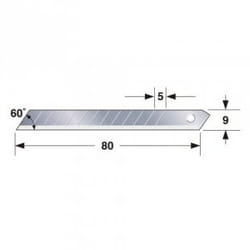 Lame Tajima LB30CD; 9 mm; 10 unités