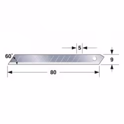 Lame Tajima LB30CD; 9 mm; 10 unités