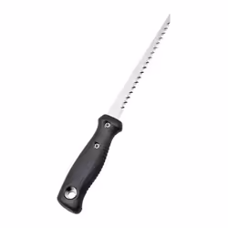 Scie à lame pointue en acier renforcé équipée d'une poignée ergonomique en élastomère Lame interchangeable robuste de 1,2 mm  ...