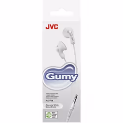 JVC HA-F14, Avec fil, 16 - 20000 Hz, Musique, 4,7 g, Écouteurs, Blanc