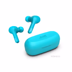 JVC HA-A7T-A, True Wireless Stereo (TWS), Appels/Musique, 20 - 20000 Hz, Casque, Cyan