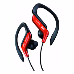 JVC HA-EB75-RN-U, Avec fil, Sports, 16 - 20000 Hz, 13 g, Écouteurs, Noir, Rouge