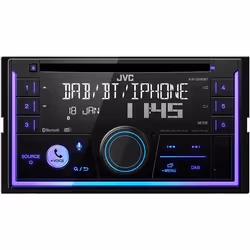 JVC KW-DB95BT, Noir, 2 DIN, 200 W, 7.1 canaux, 50 W, CD, CD-R, CD-RW