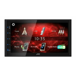 JVC KW-M27DBT récepteur multimédia de voiture Noir 180 W Bluetooth
