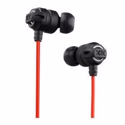 JVC HA-FX1X, Avec fil, 5 - 23000 Hz, Musique, 5,2 g, Écouteurs, Noir, Rouge