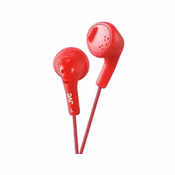 JVC HA-F14, Avec fil, 16 - 20000 Hz, Musique, 4,7 g, Écouteurs, Rouge
