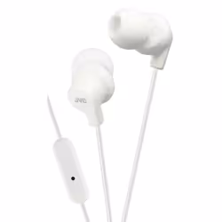 JVC HA-FR15-W-E Ecouteurs intra-auriculaires colorés avec télécommande et microphone, Avec fil, 8 - 23000 Hz, Appels/Musique, ...