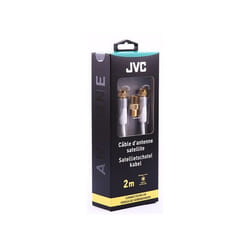 Câble dantenne satellite - JVC - 2 mètres - Connecteurs plaqués or - Garantie 2 ans - Neuf