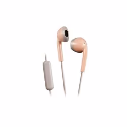 JVC HA-F19M-PT Oreillettes de type rétro, Avec fil, 8 - 20000 Hz, Appels/Musique, 5 g, Casque, Gris, Rose