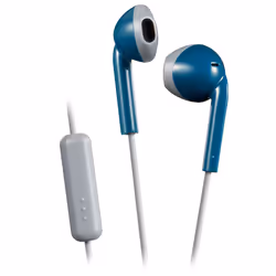 JVC HA-F19M-AH Oreillettes de type rétro, Avec fil, 8 - 20000 Hz, Appels/Musique, 5 g, Casque, Bleu, Gris