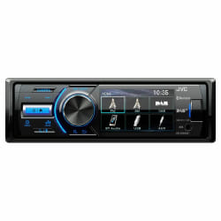 JVC KD-X561DBT récepteur multimédia de voiture Noir, Bleu 180 W Bluetooth