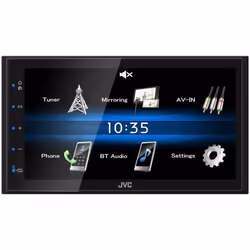 JVC KW-M25BT Système Multimédia 2DIN sans lecteur CD. Compatible avec USB Mirroring pour Android, Noir, 2 DIN, 200 W, 50 W, 2 ...